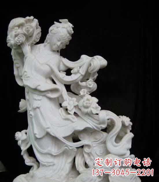 汉白玉仙女石雕 汉白玉仙女石雕