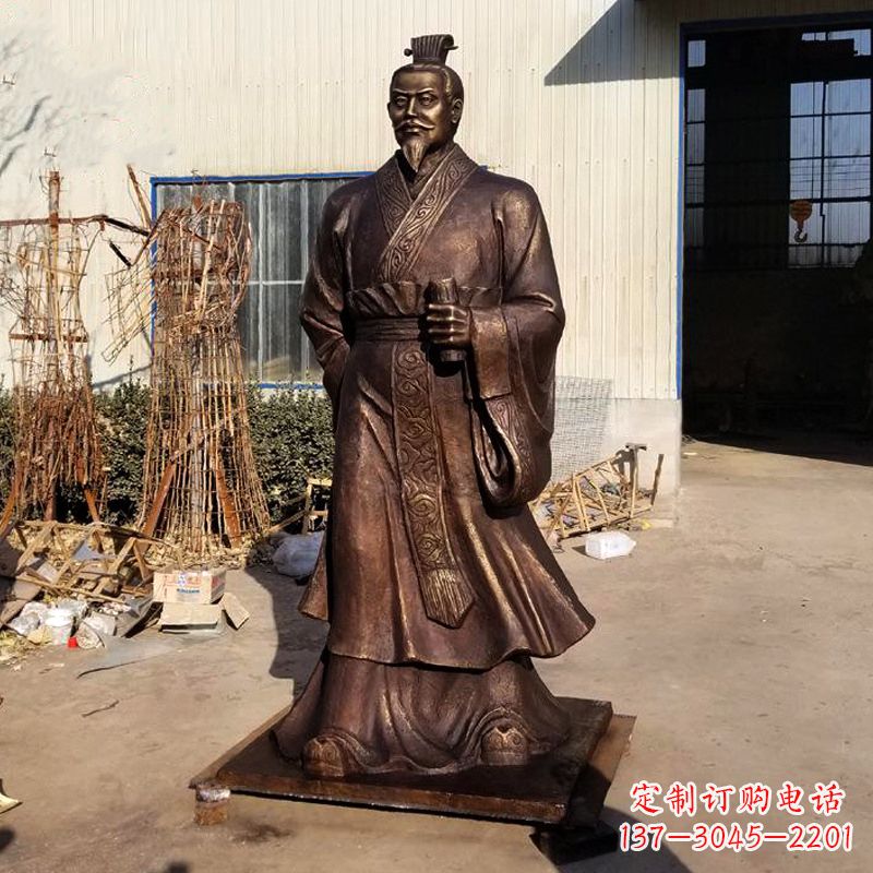 刘彻雕塑 - 汉武帝/刘彻/铜雕/塑像 刘彻雕塑 - 汉武帝/刘彻/铜雕/塑像