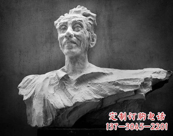贺绿汀石雕头像-中国当代著名音乐家雕像
