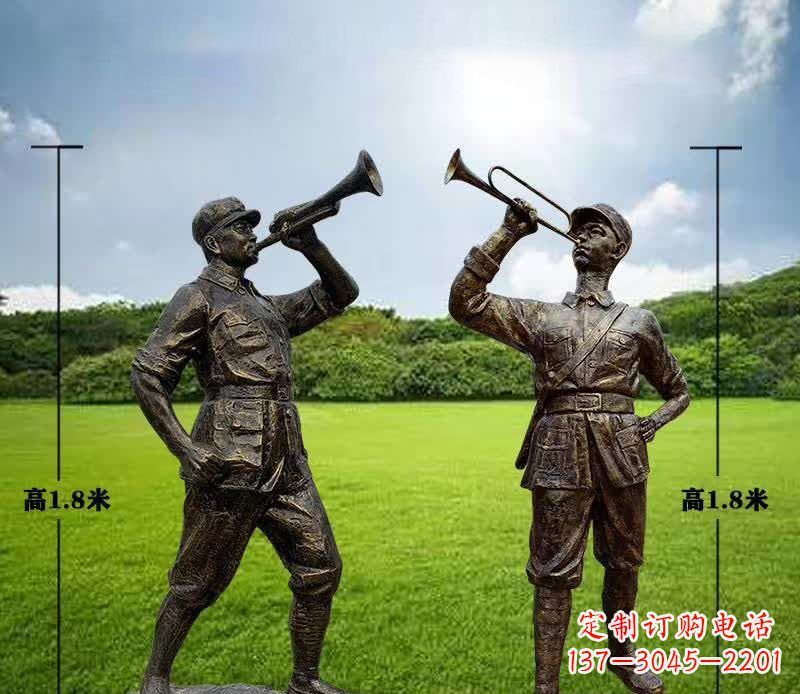 红色文化主题红军铜雕112 红色文化主题红军铜雕112
