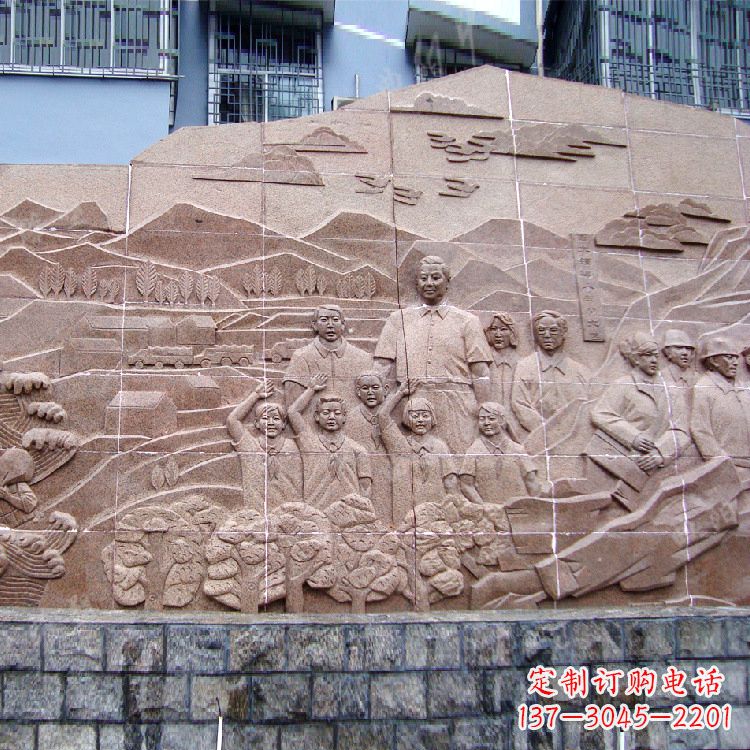 红砂岩建筑浮雕外墙