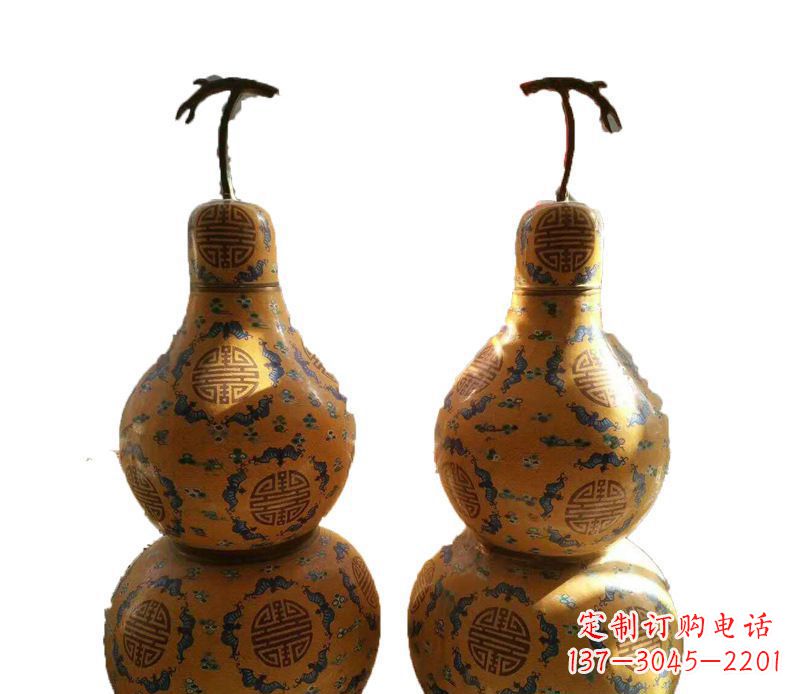 葫芦铜雕
