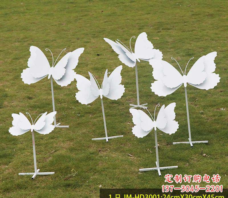 户外不锈钢蝴蝶雕塑