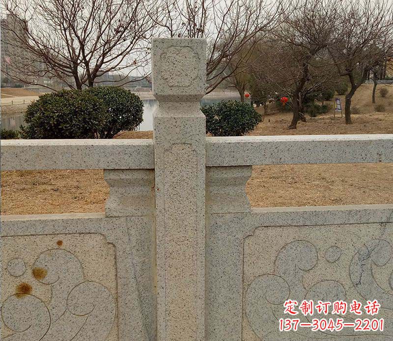 户外大理石栏板石雕 (2)