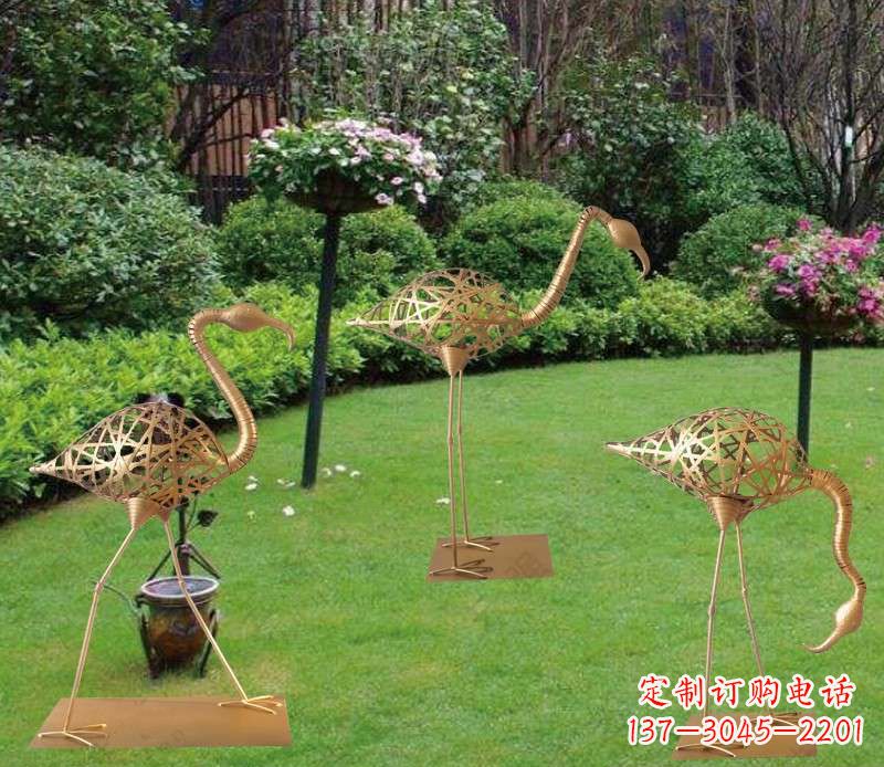 火烈鸟雕塑 - 户外/火烈鸟 火烈鸟雕塑 - 户外/火烈鸟