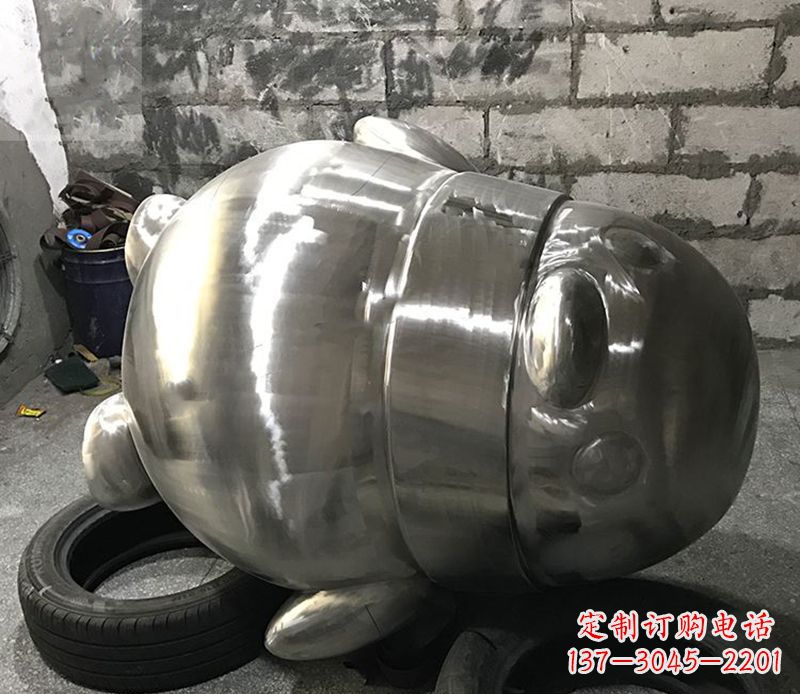 户外企鹅雕塑