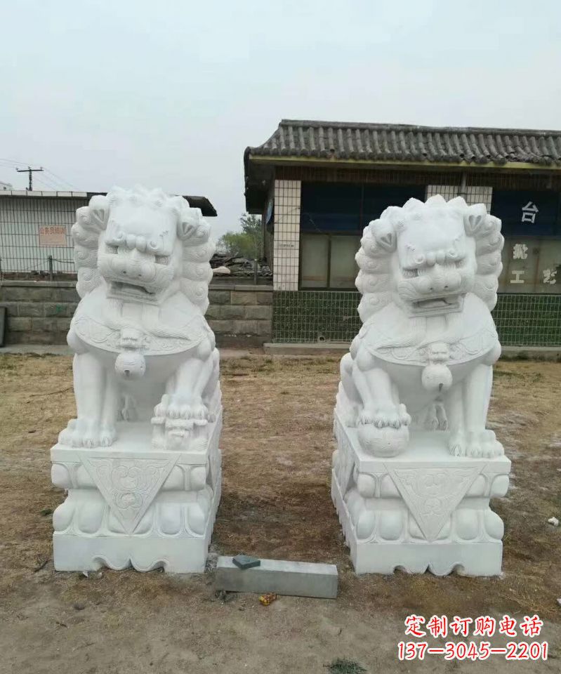 户外镇宅石雕狮子
