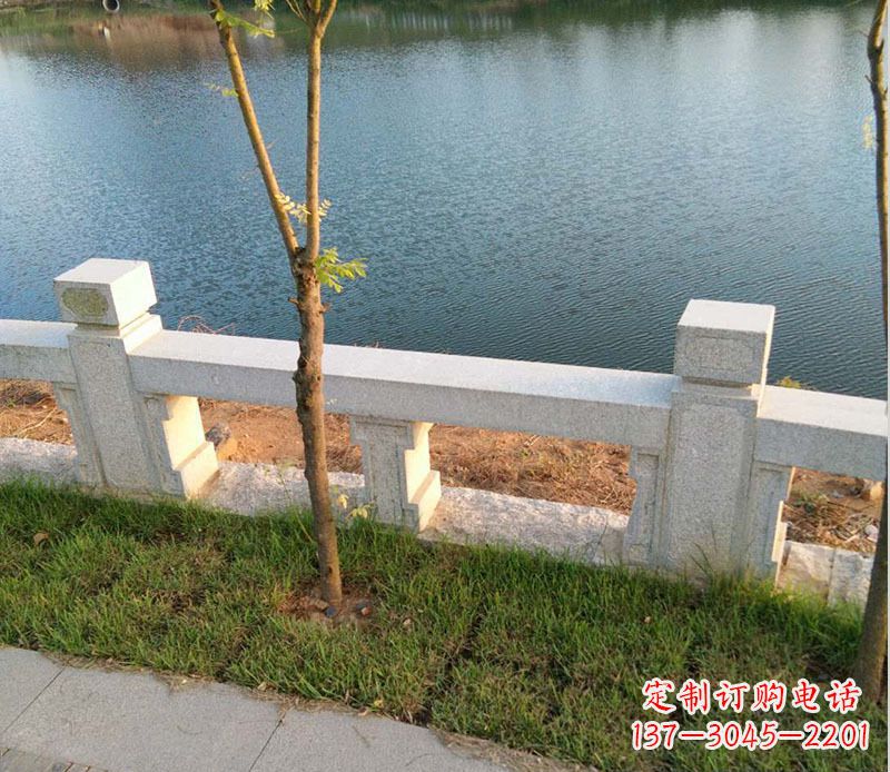 护城河大理石栏杆石雕_1