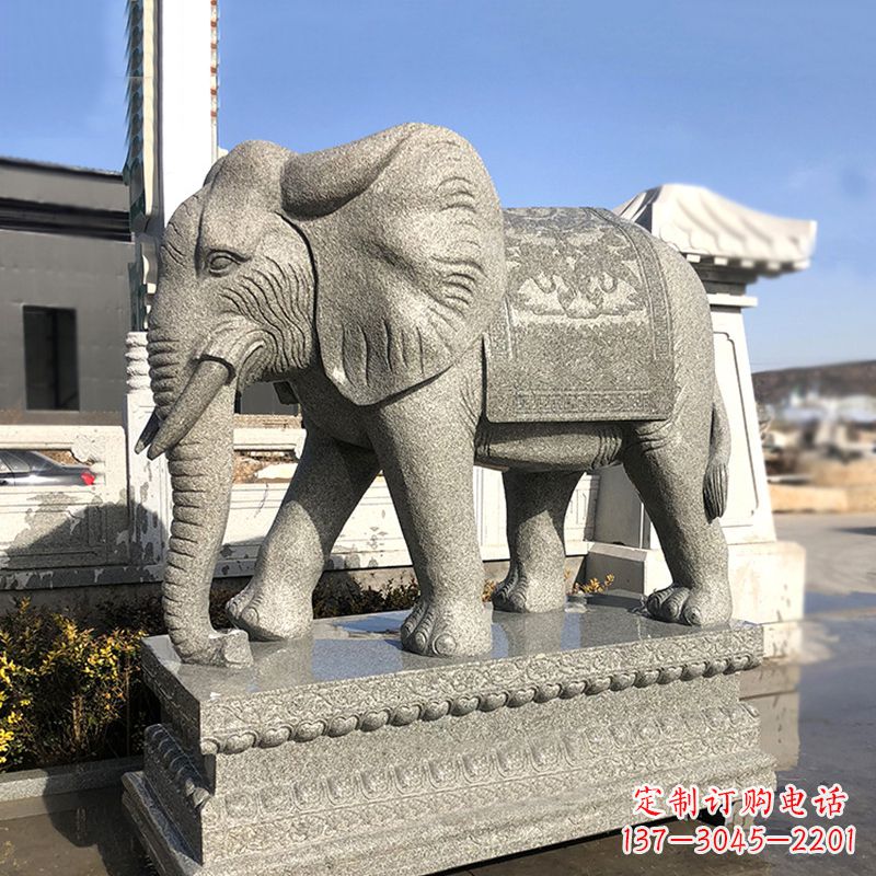 花岗岩雕塑 - 花岗岩/大象/石雕 花岗岩雕塑 - 花岗岩/大象/石雕