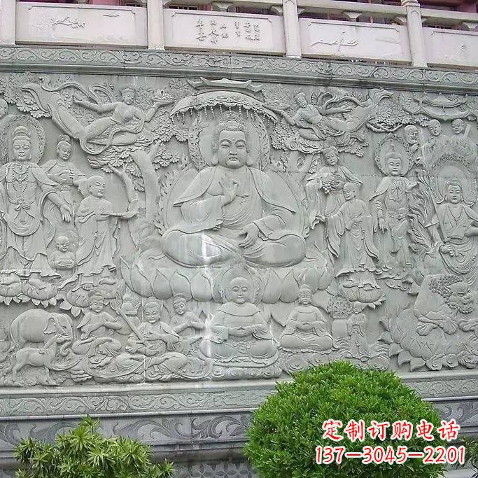 花岗岩佛文化石材浮雕