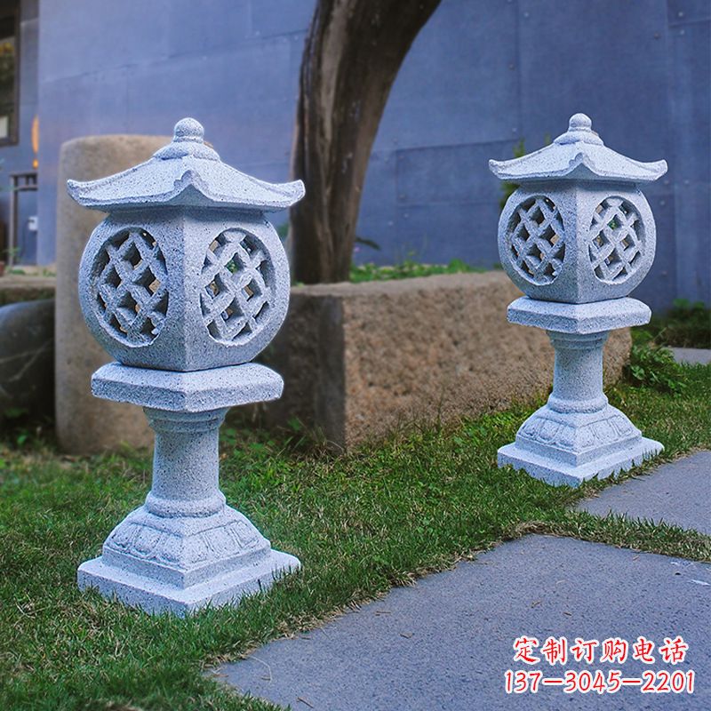 花岗岩石灯笼