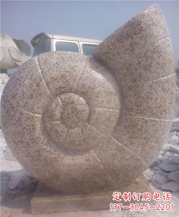 花岗岩蜗牛石雕