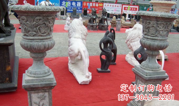 花盆公园景观石雕