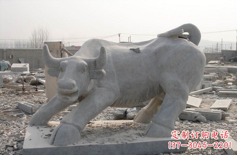 华尔街牛石雕