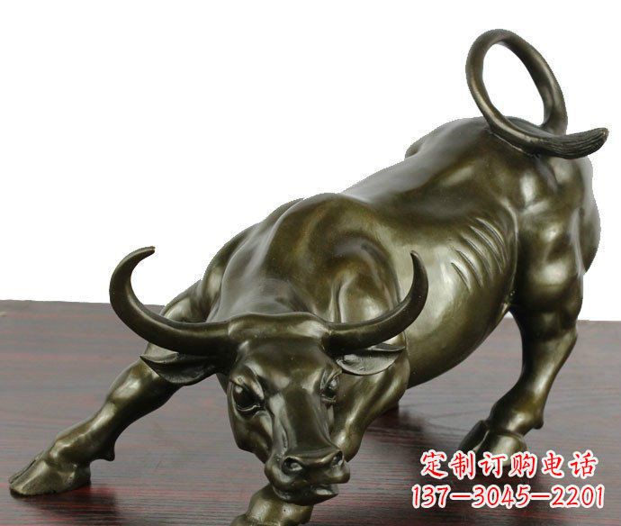 华尔街牛铜雕 (3)