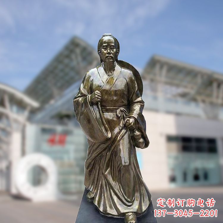 华佗雕塑 - 华佗/玻璃钢 华佗雕塑 - 华佗/玻璃钢