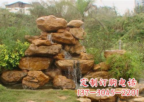 黄蜡石假山