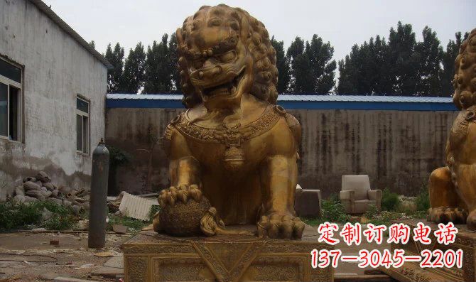 故宫雕塑 - 黄铜/故宫/狮子/铜雕 故宫雕塑 - 黄铜/故宫/狮子/铜雕