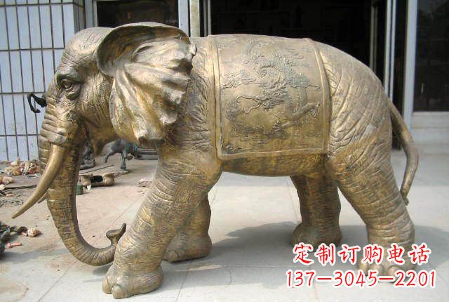 黄铜雕塑 - 黄铜/大象 黄铜雕塑 - 黄铜/大象