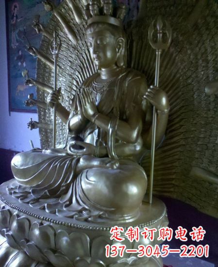 黄铜锻造佛像