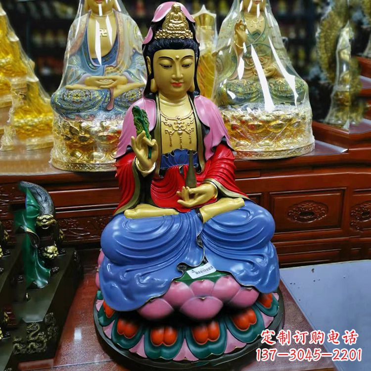 黄铜观音雕像佛像
