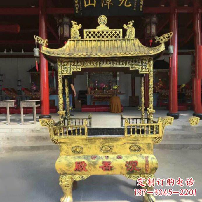 黄铜雕塑 - 黄铜/香炉 黄铜雕塑 - 黄铜/香炉
