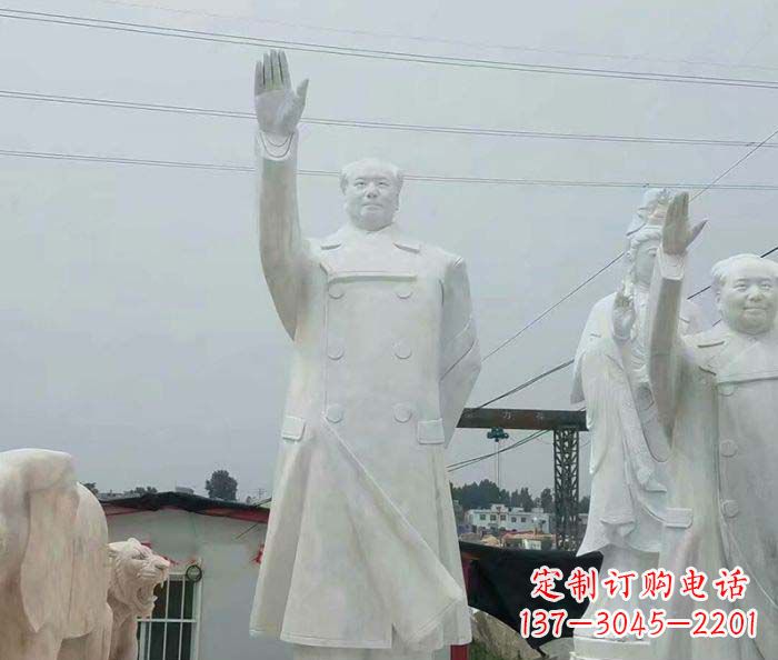 挥手毛泽东伟人石雕
