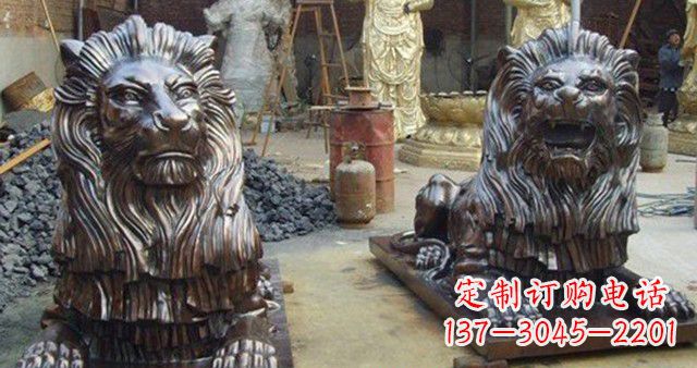汇丰铜狮子