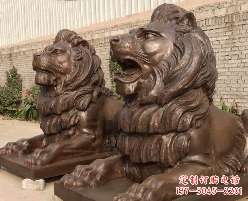 汇丰铜雕狮子