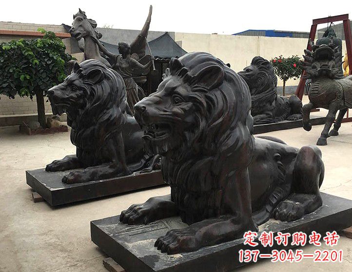 汇丰铸铜狮子