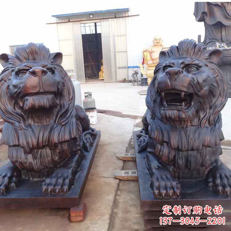 汇丰银行狮子雕塑