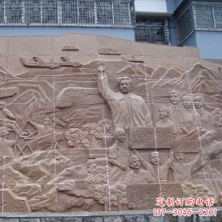 建筑外墙浮雕画