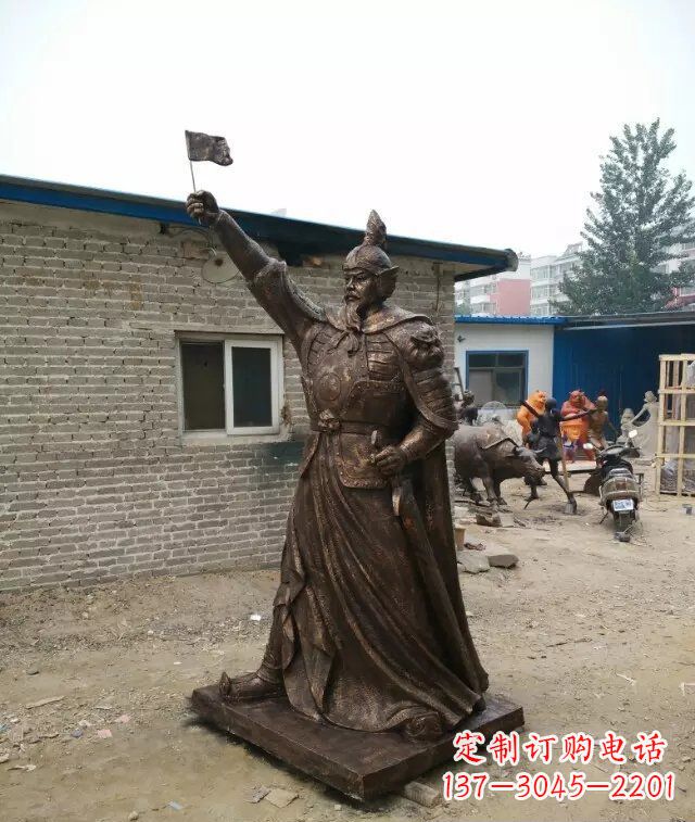 将军古代人物铜雕 将军古代人物铜雕