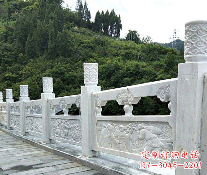景区大理石栏板石雕 (4)