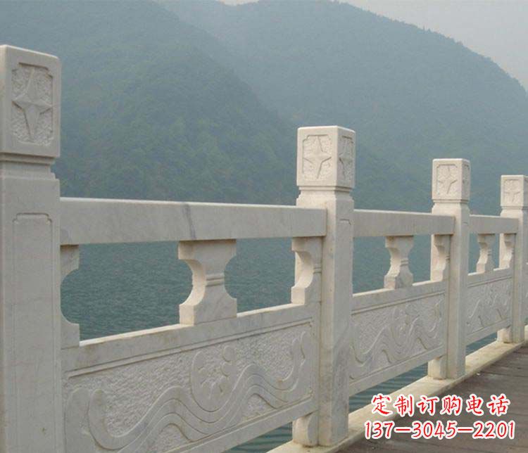景区大理石栏板石雕 (2)