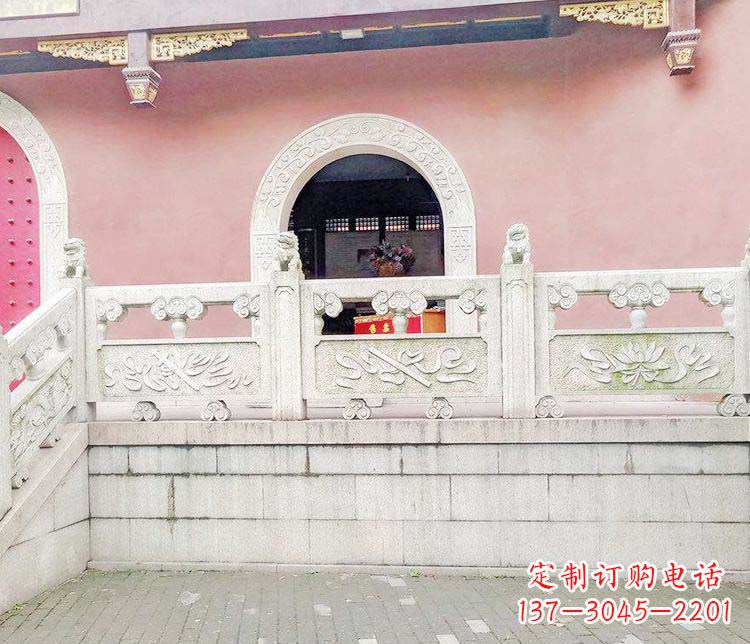 景区大理石栏板石雕 (3)
