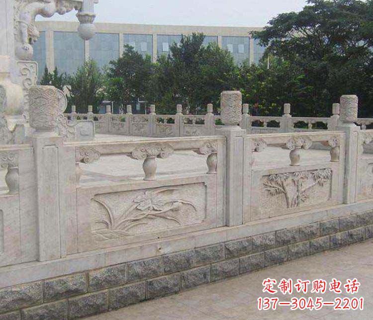 景区大理石栏板石雕 (5)
