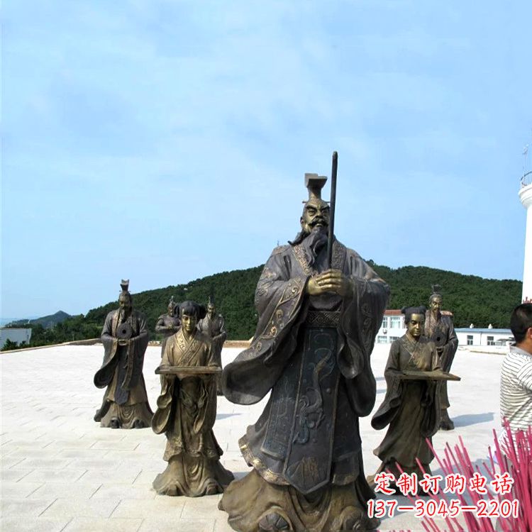 刘彻雕塑 - 景区/广场/汉武帝/刘彻/祭天/情景 刘彻雕塑 - 景区/广场/汉武帝/刘彻/祭天/情景