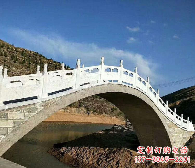 景区汉白玉拱桥雕塑 景区汉白玉拱桥雕塑