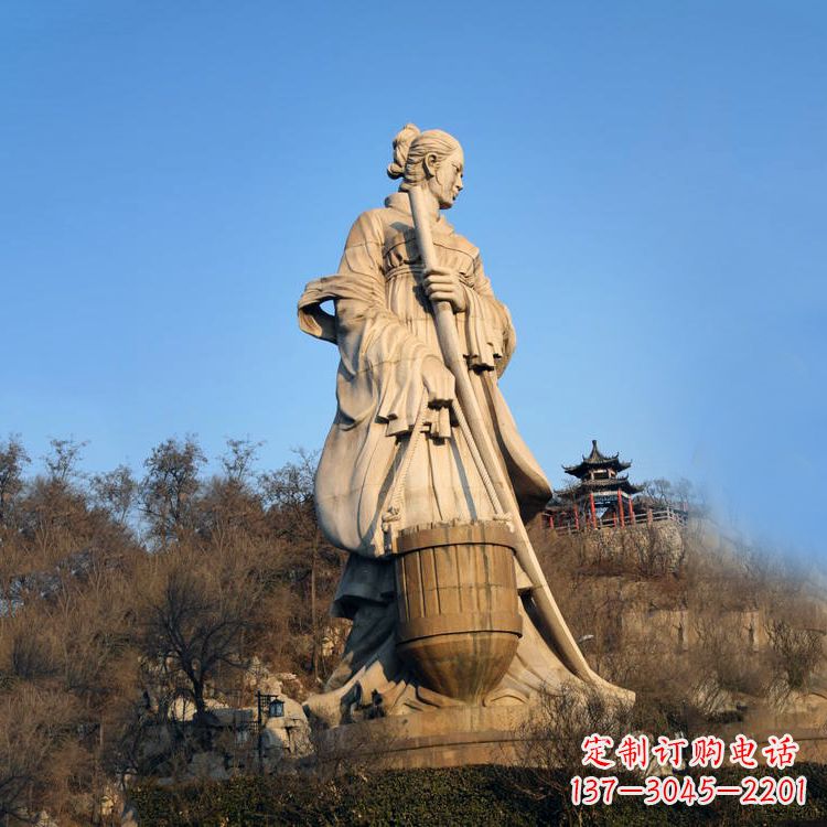 景区景点历史名人古代著名美女文姜大型景观雕塑