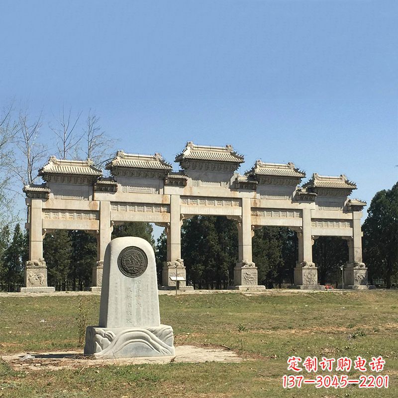 四柱雕塑 - 景区/四柱/石雕/牌坊 四柱雕塑 - 景区/四柱/石雕/牌坊