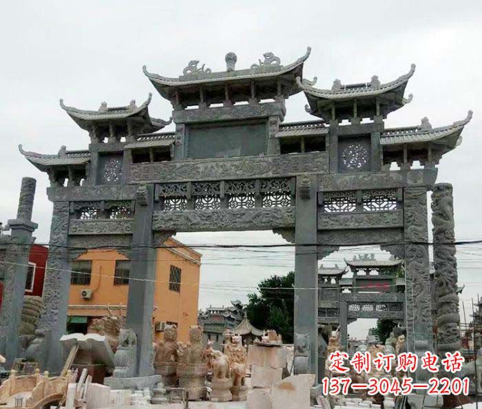 三门雕塑 - 景区/三门/牌坊/石雕 三门雕塑 - 景区/三门/牌坊/石雕