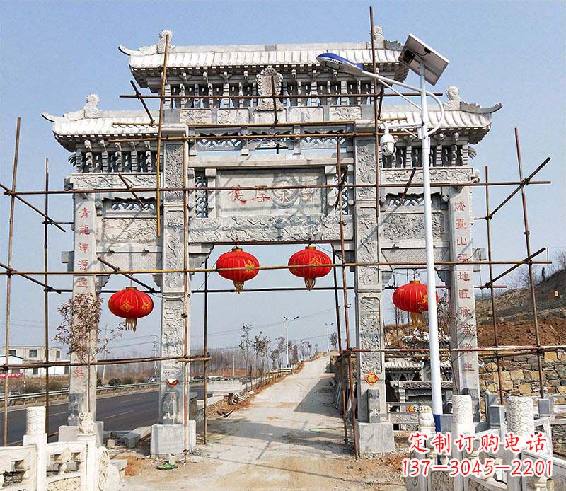 三门雕塑 - 景区/三门/牌坊/石雕 三门雕塑 - 景区/三门/牌坊/石雕
