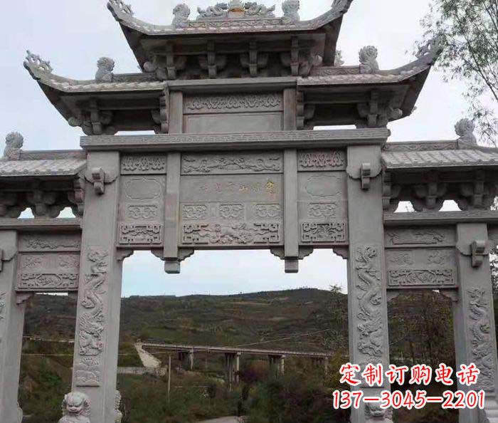 三门雕塑 - 景区/三门/石雕/牌坊 三门雕塑 - 景区/三门/石雕/牌坊