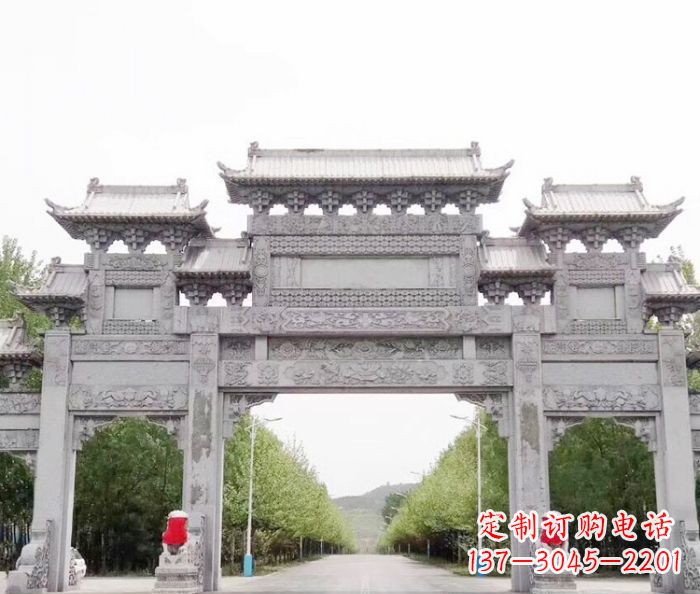 三门雕塑 - 景区/三门/石雕/牌坊 三门雕塑 - 景区/三门/石雕/牌坊