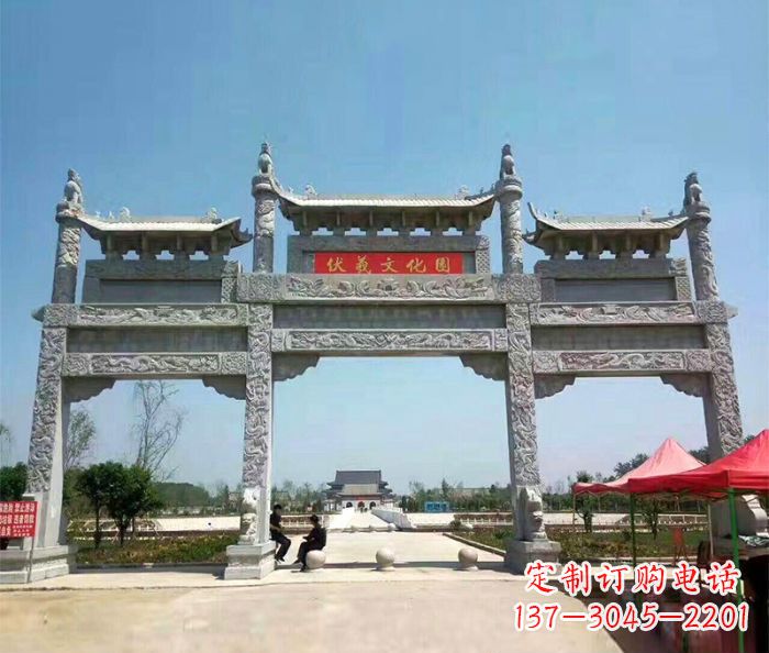 三门雕塑 - 景区/三门/石雕/牌坊 三门雕塑 - 景区/三门/石雕/牌坊