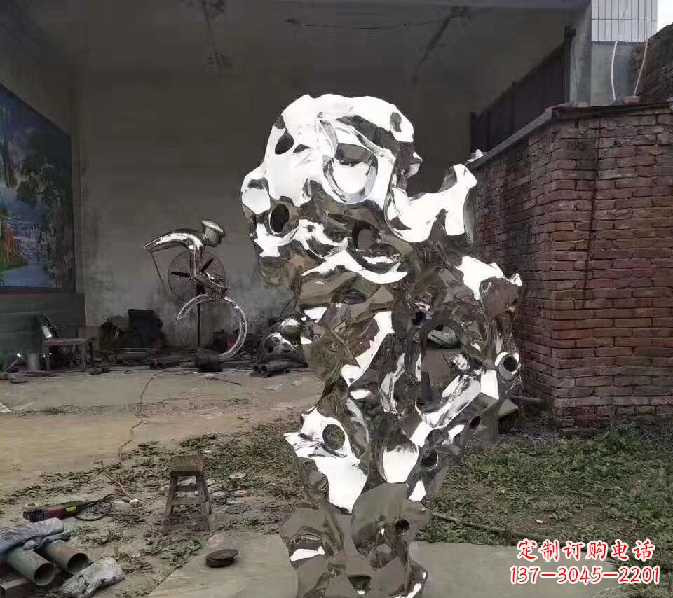 镜面不-锈-钢-雕-塑- (2)