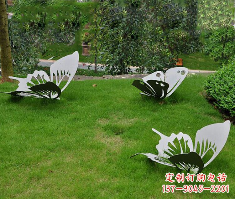 摆件雕塑 - 镜面/不锈钢/蝴蝶/公园/草坪/动物/摆件 摆件雕塑 - 镜面/不锈钢/蝴蝶/公园/草坪/动物/摆件