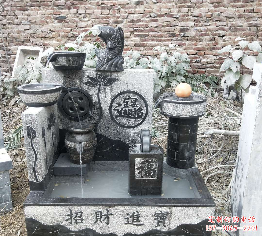酒店招财流水池