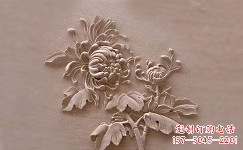 菊花公园石浮雕